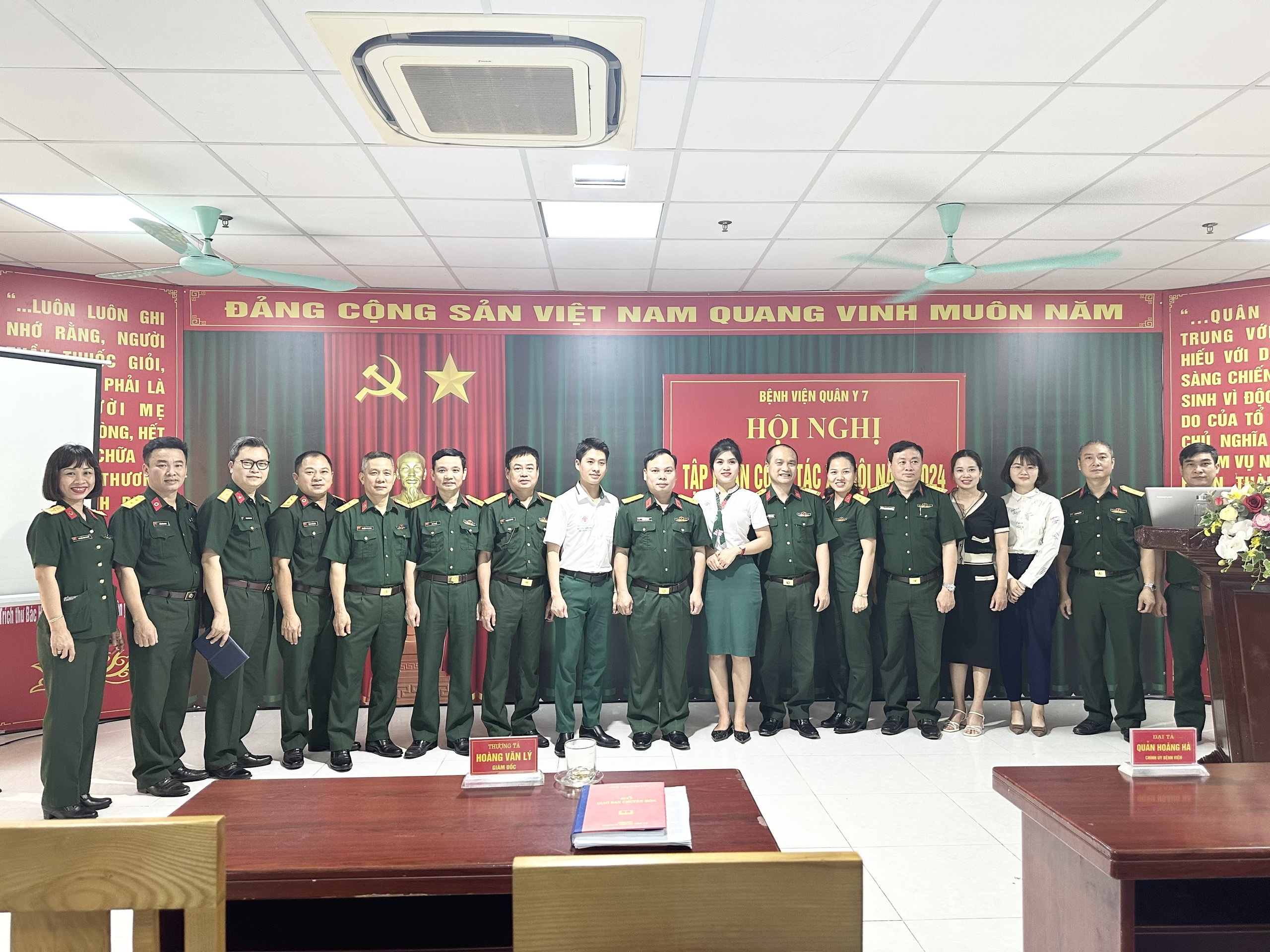 BỆNH VIỆN QUÂN Y 7 TỔ CHỨC HỘI NGHỊ TẬP HUẤN CÔNG TÁC XÃ HỘI NĂM 2024